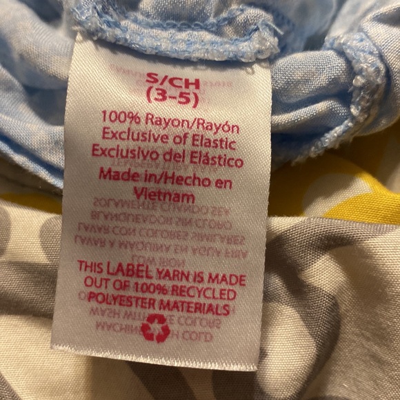 Blue and white cross back tank - Picture 3 of 3